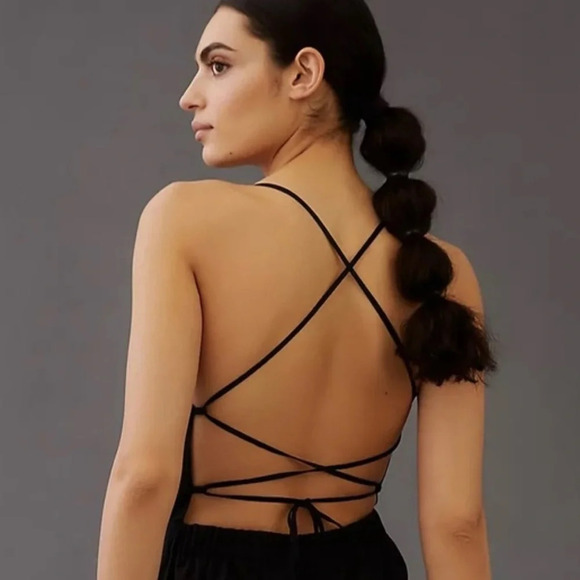 En Saison Strappy Black Backless Jumpsuit XS | Revolve | Dressy Evening Look - Picture 4 of 11